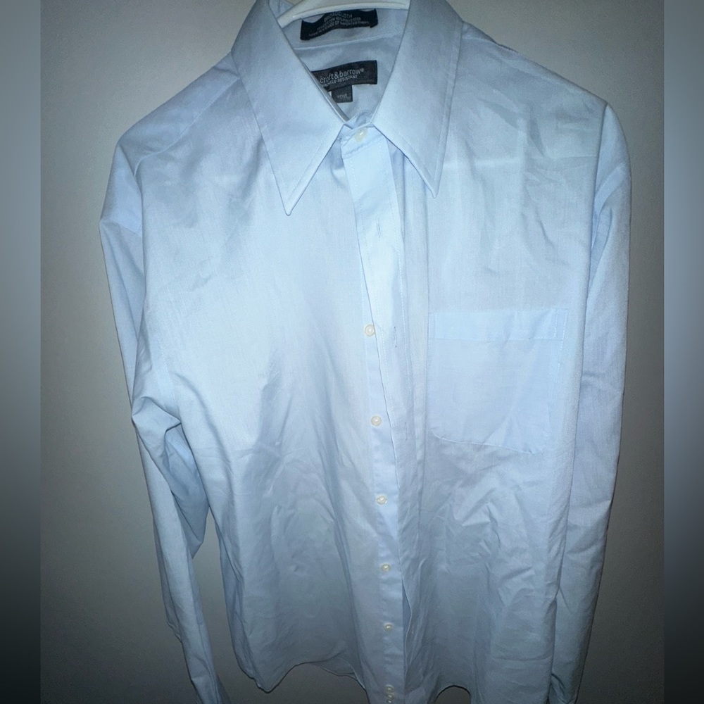 Men’s button up shirt- light blue